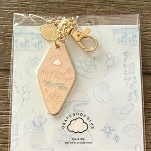 Grape Soda Club Disney Castle Keychain